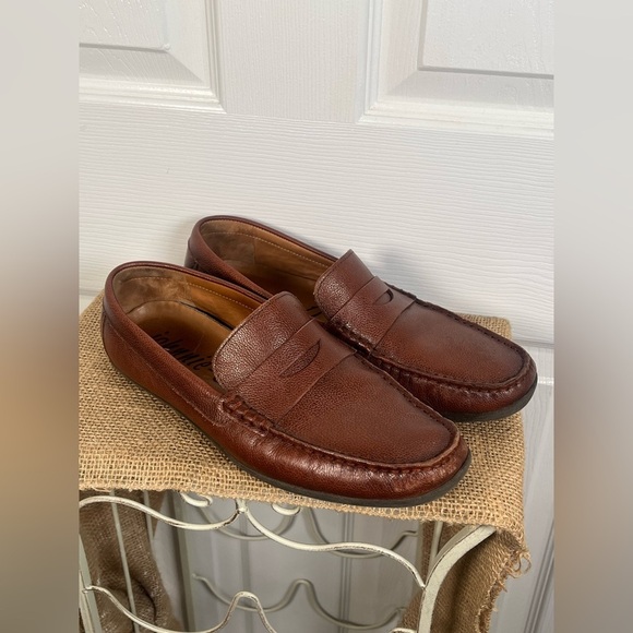 Johnnie-O Bourbon Moxy Men’s Leather Penny Loafers Size 9.5 main image 5